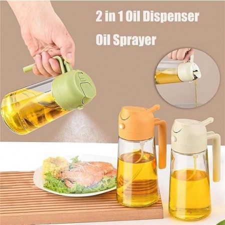 2in1 Oil Spray & Oil dispenser